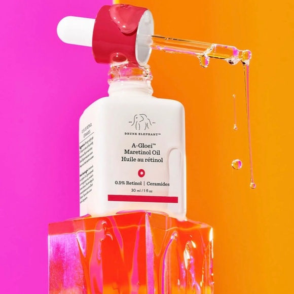 NIB Full Size Drunk Elephant  A-Gloei Marula + Retinol Oil - Picture 1 of 8